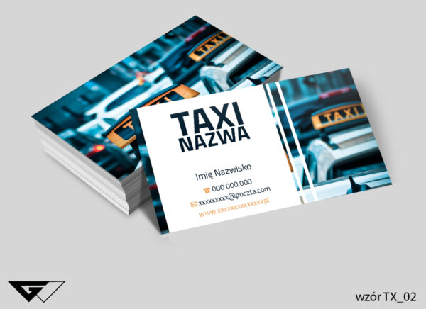 Wizytówki dla taxi transport, przewóz, wygoda