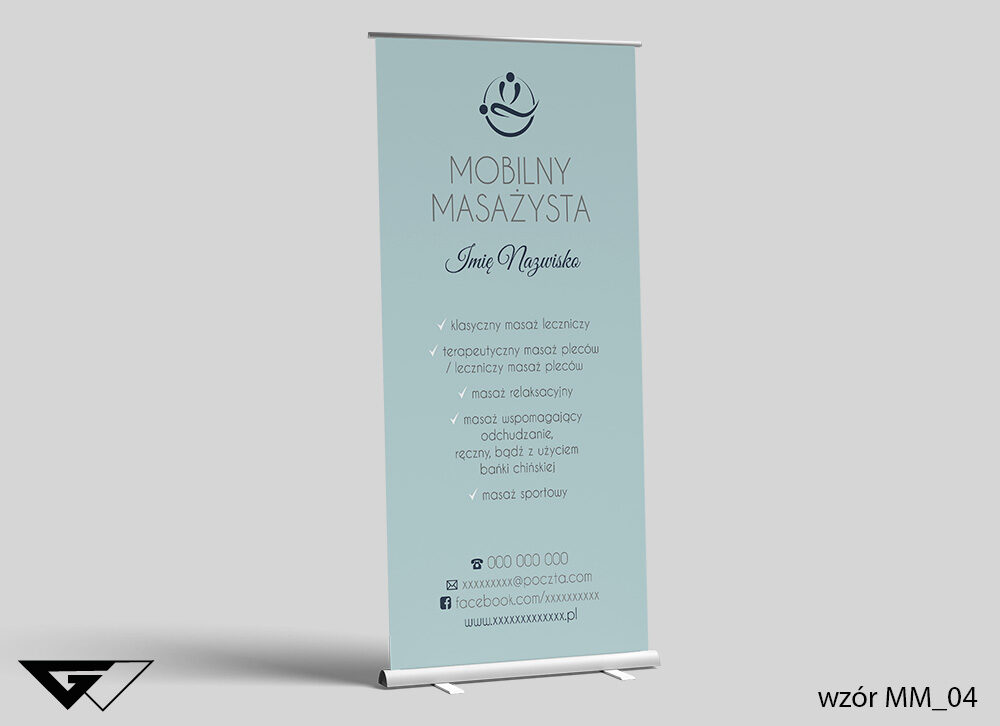 Roll-up Masażysta - mięta z granatem