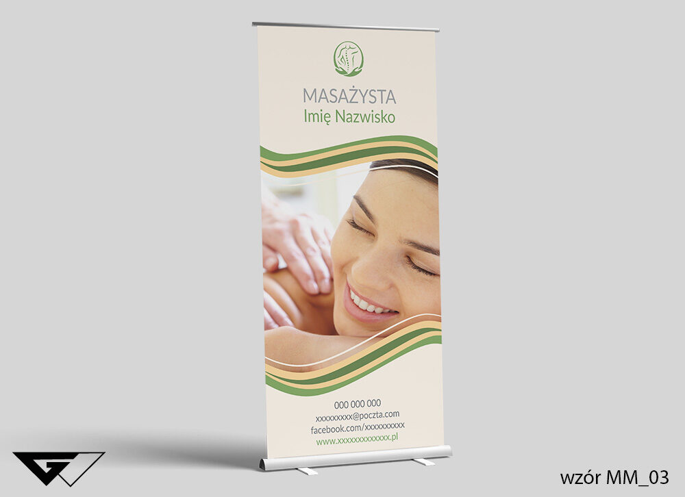 Roll-up Masażysta - klasyczny