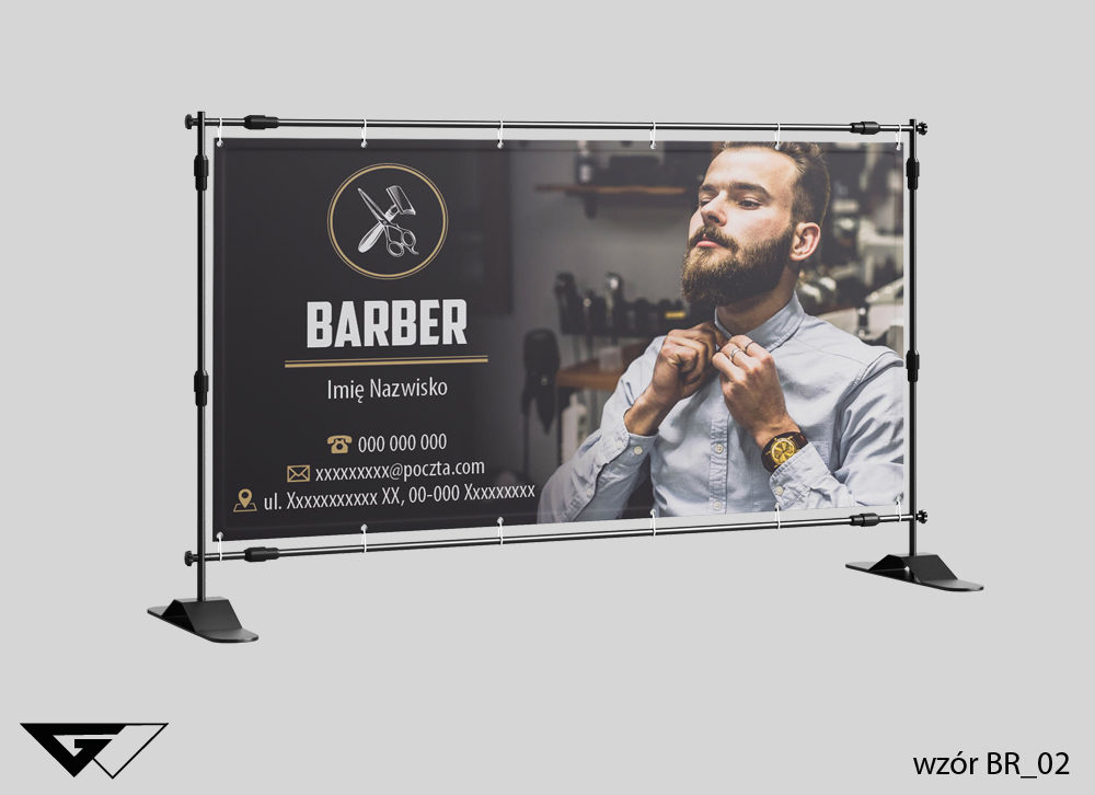 Baner Barber - hippsterski