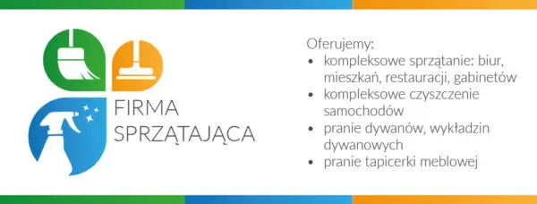 Tło facebook dla firmy sprzątającej tanio, szybko, profesjonalnie