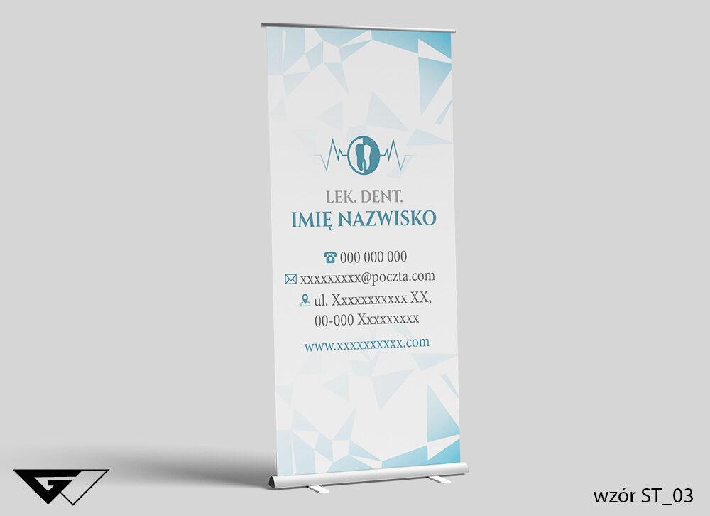 Roll-up Dentysta - klasyczny