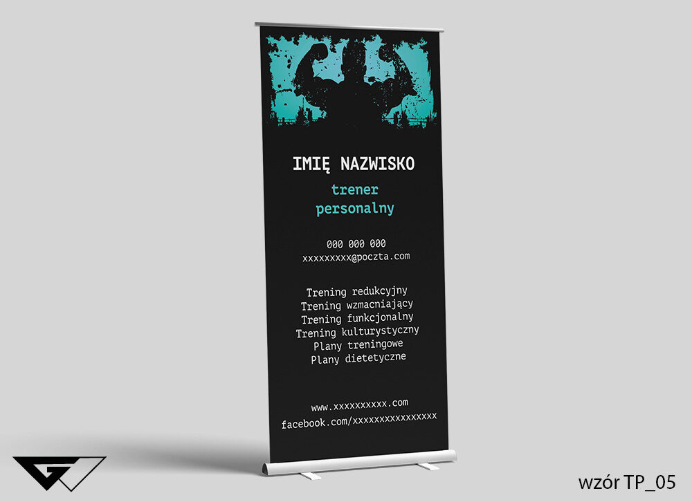 Roll-up Trener Personalny - mięśnie