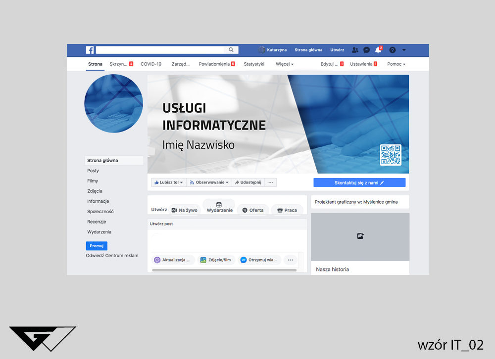 Zdjęcie w tle usługi informatyczne, obrazek w tle, indywidualny projekt_wizualizacja