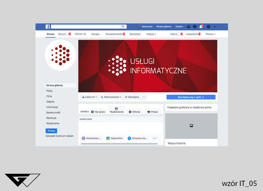 Zdjęcie w tle usługi informatyczne, czerwone, szybka realizacja_wizualizacja