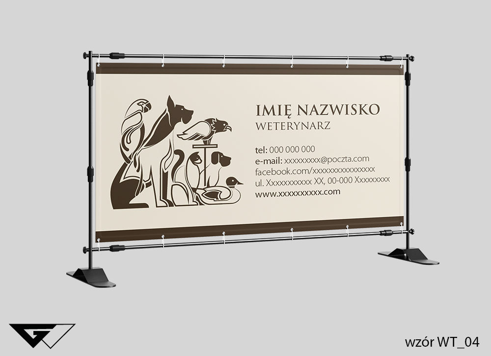 Baner weterynarz obrazek, szybka realizacja