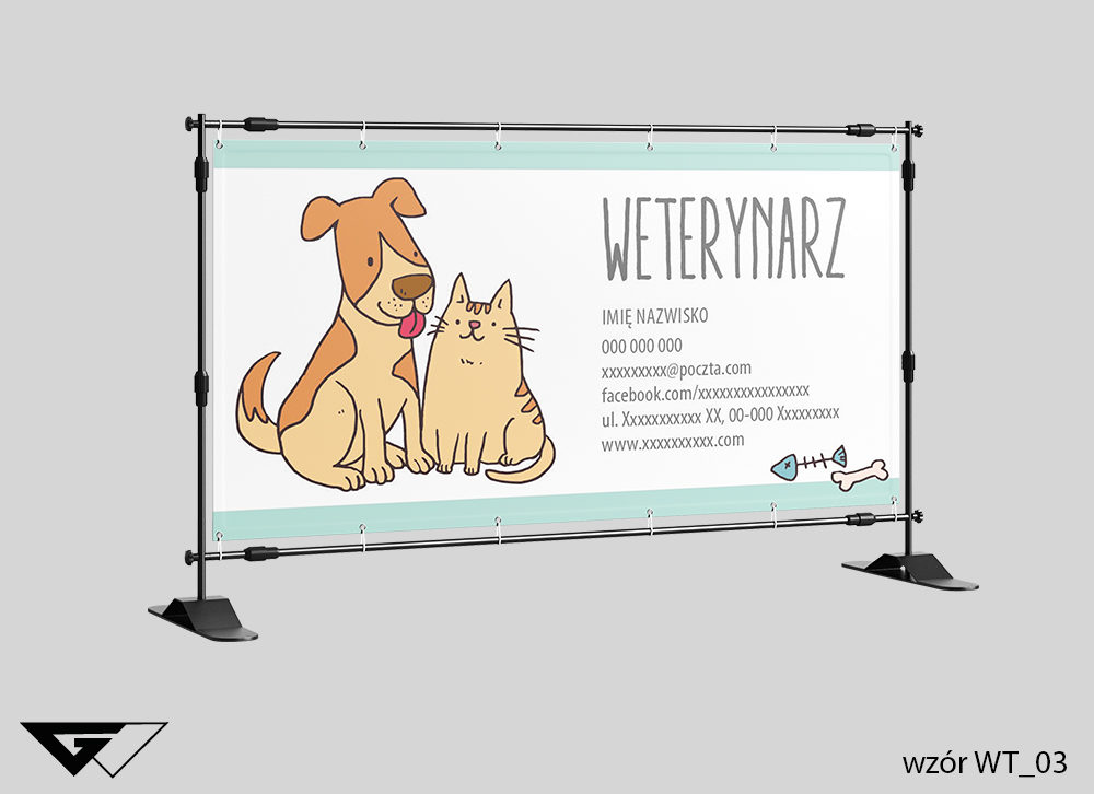 Baner weterynarz obrazek, szybka realizacja
