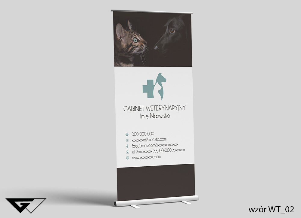 Roll-up Weterynarz - czworonogi