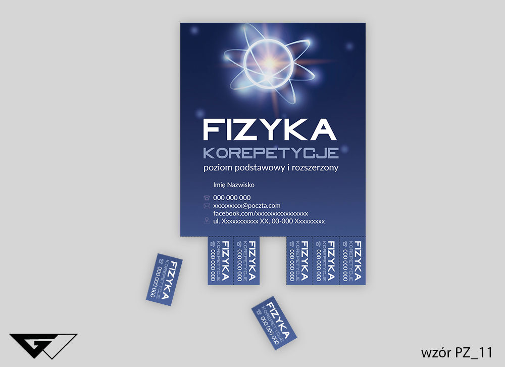 Fizyka_plakat_ze_zrywkami_gotowe_wzory_indywidualne_projekty_szybki_czas_realizacji_Myślenice