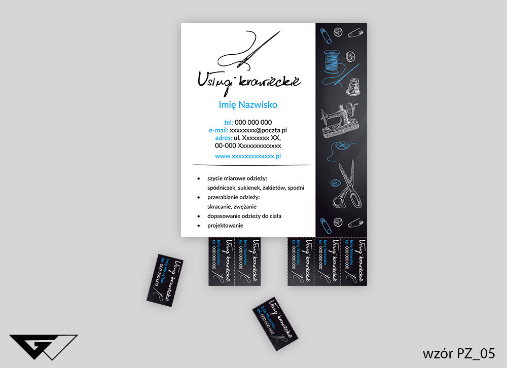 Krawiec_plakat_szybka_realizacja_indywidualne_projekty_myślenice