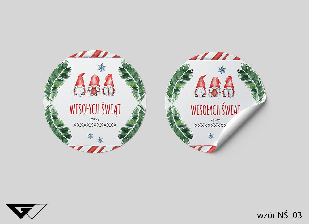 Naklejki_świąteczne_firmowe_gotowe_z_logo_szybki_czas_realizacji_Myślenice_ideatree_święta