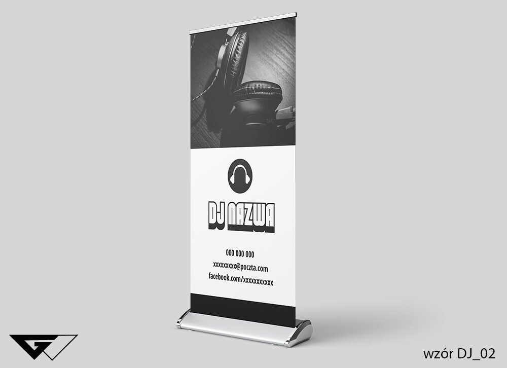 Dj_roll-up_elegancki_klasyczny_szybki_czas_realizacji_Myślenice