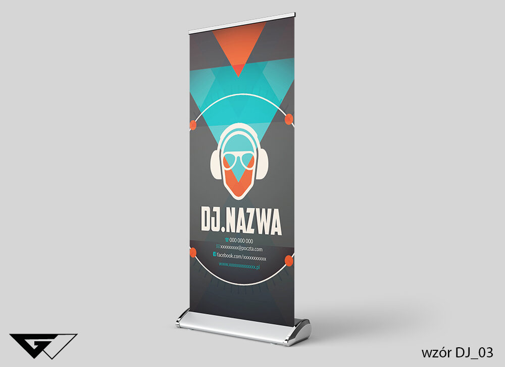 Dj_roll-up_elegancki_klasyczny_szybki_czas_realizacji_Myślenice