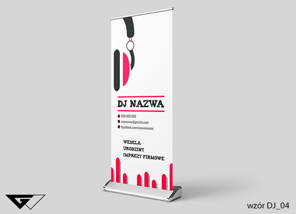 Dj_roll-up_elegancki_klasyczny_szybki_czas_realizacji_Myślenice