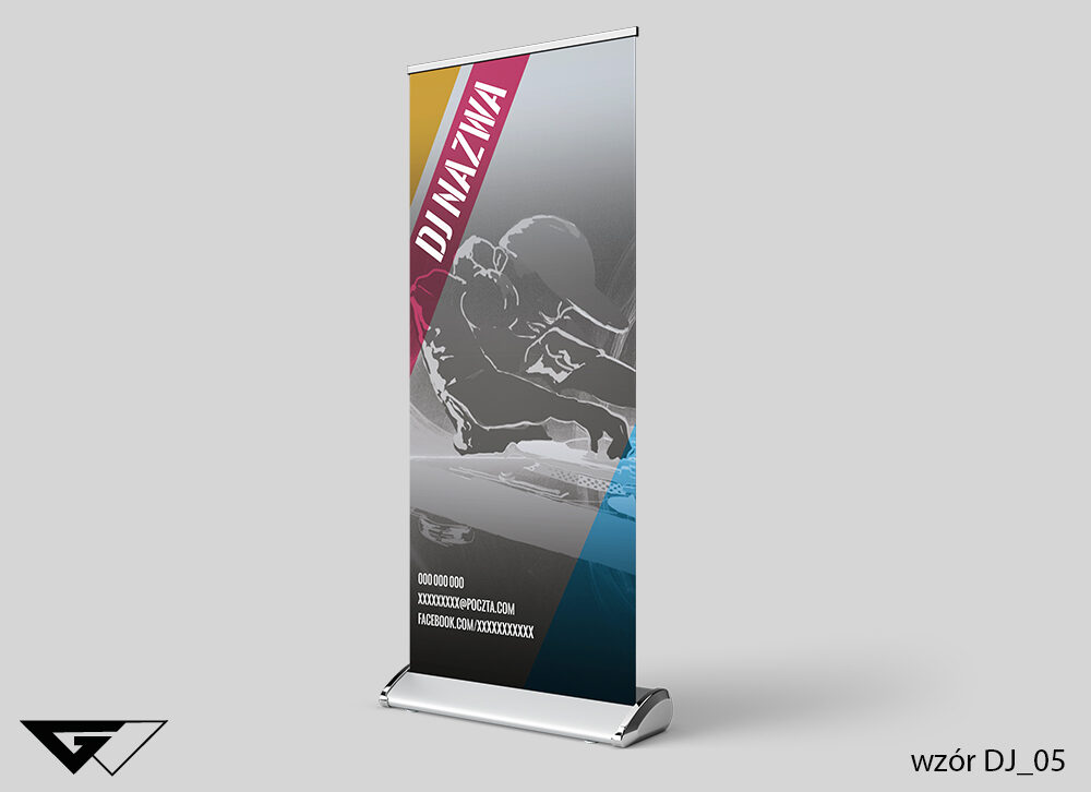 Dj_roll-up_elegancki_klasyczny_szybki_czas_realizacji_Myślenice