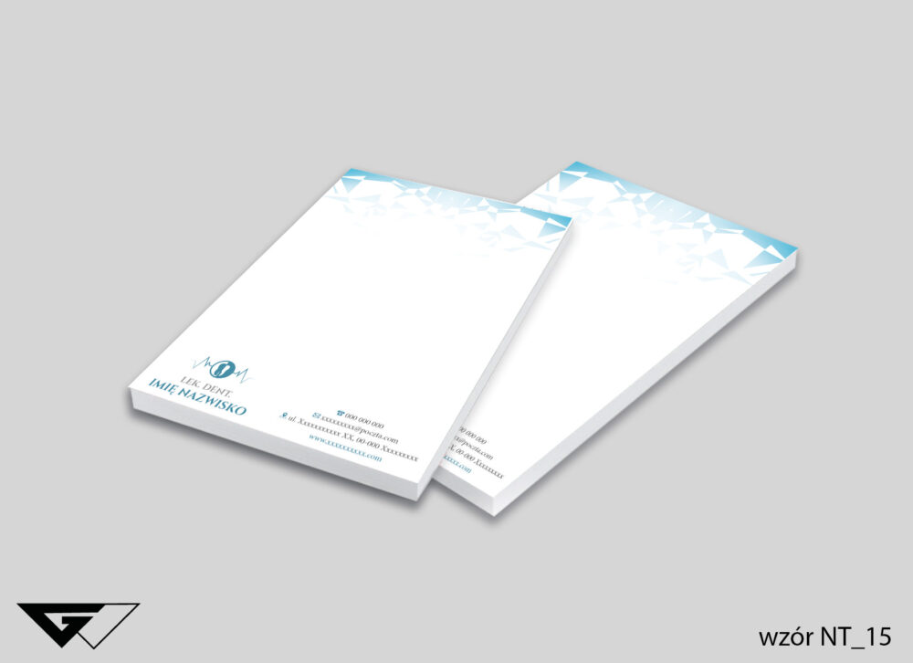 Notes firmowy dla Dentysty - klasyczny