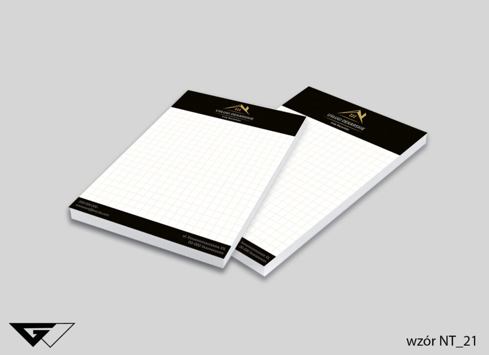Notes firmowy dla Dekarza - dach