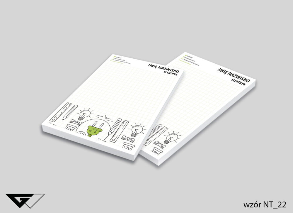 Notes firmowy dla Elektryka - przewody