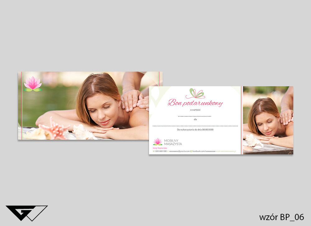 Voucher / Bon podarunkowy - lilia
