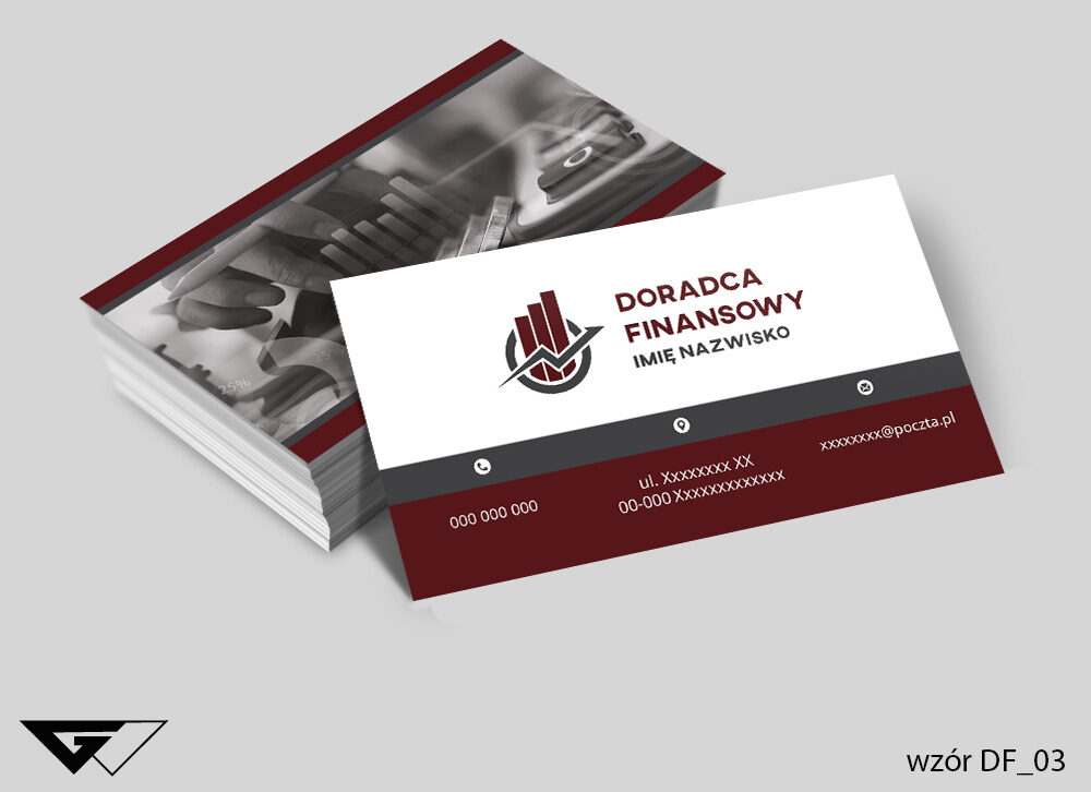 Wizytówka Doradca Finansowy - klasyczna