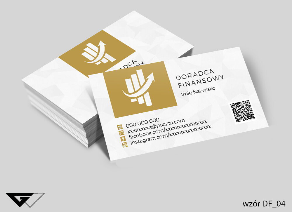 Wizytówka Doradca Finansowy - subtelna
