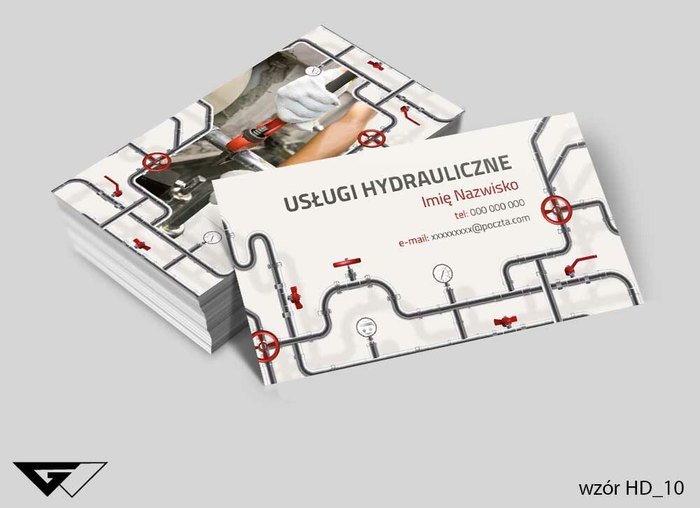Wizytówka Hydraulik - zawory