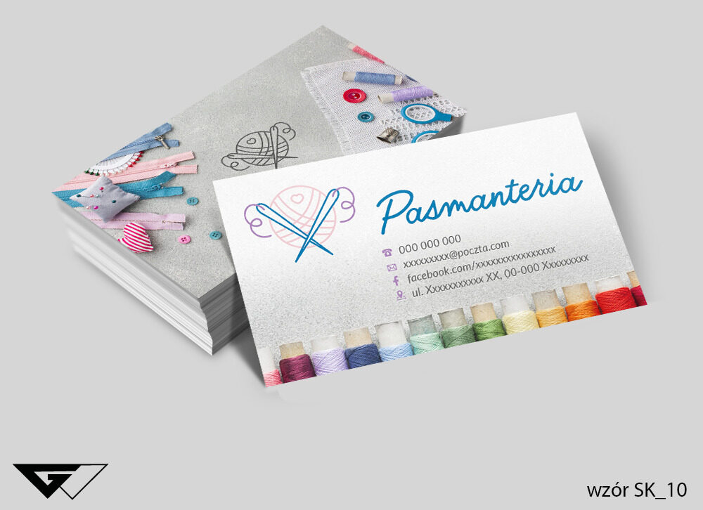 Wizytówka pasmanteria